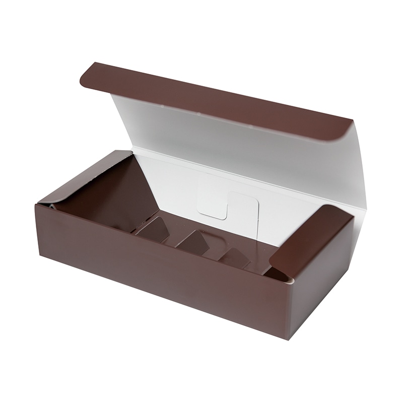 ヤマニパッケージ 洋菓子箱　ガトーブラウン  20-358BR 200枚/箱（ご注文単位1箱）【直送品】