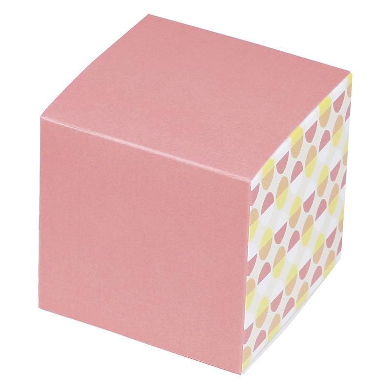 ヤマニパッケージ 洋菓子箱　キューブBOX ノルディックピンク 20-1675P 200枚/箱（ご注文単位1箱）【直送品】