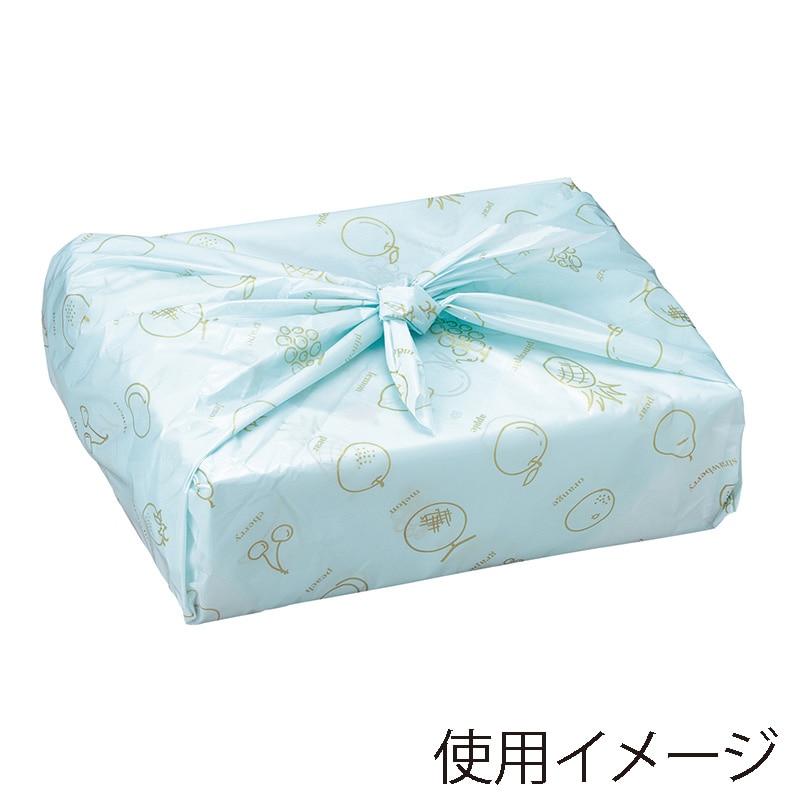 ポリ風呂敷　フルーツ柄  L-953 100枚/袋（ご注文単位6袋）【直送品】