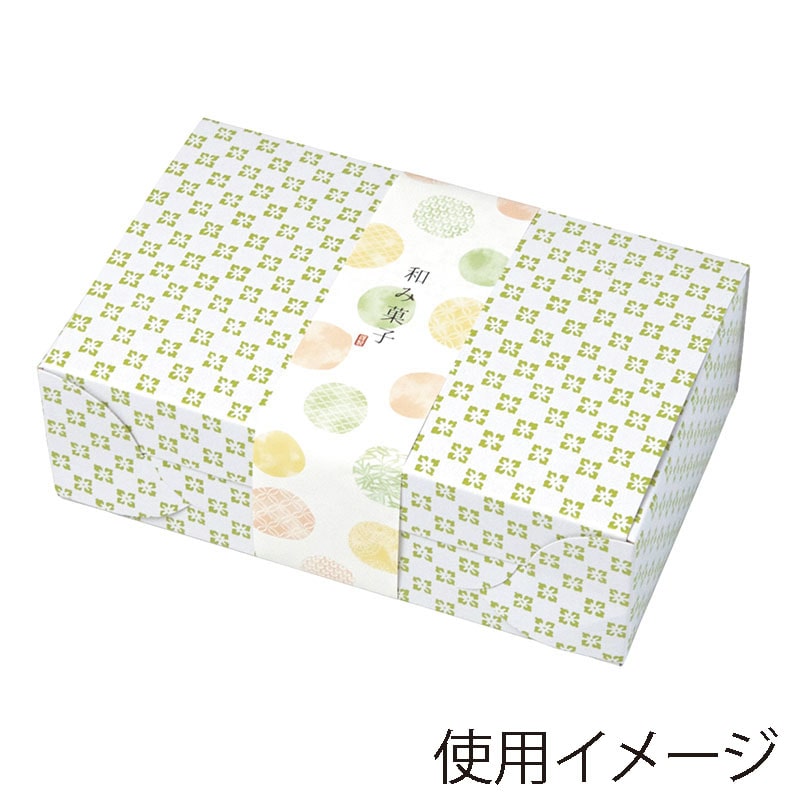 ヤマニパッケージ 和菓子箱　花の詩 6ヶ入 19-156 100個/束（ご注文単位6束）【直送品】