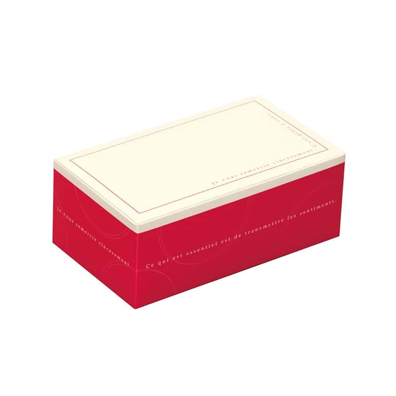 パッケージ中澤 焼菓子ギフト箱 EG80 ロッソ 5号 B12910 100枚/袋（ご注文単位1袋）【直送品】