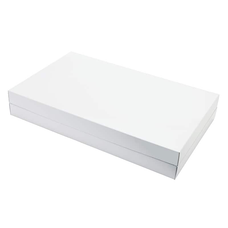 パッケージ中澤 焼菓子ギフト箱 DG66 ホワイト #2440 B13850 25枚/箱（ご注文単位1箱）【直送品】