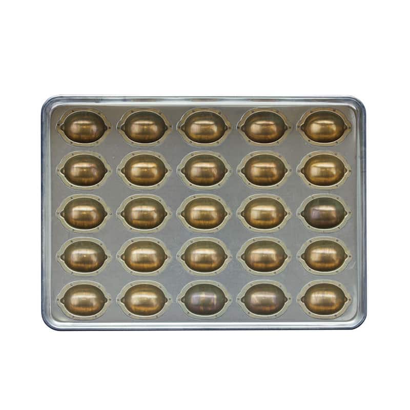パッケージ中澤 レモンケーキ焼型 25連 W36102 1個/袋(ご注文単位1袋)【直送品】