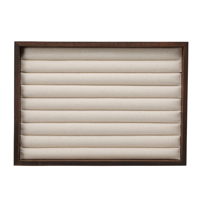 木製リングトレイ 茶 9460 1個(ご注文単位1個)【直送品】