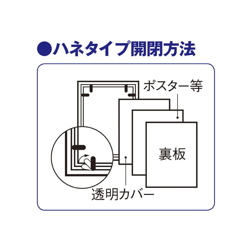 ストア・エキスプレス 軽量木製ポスターパネル UVカット A1 ブラウン 61-220-2-7 1枚(ご注文単位1枚)【直送品】