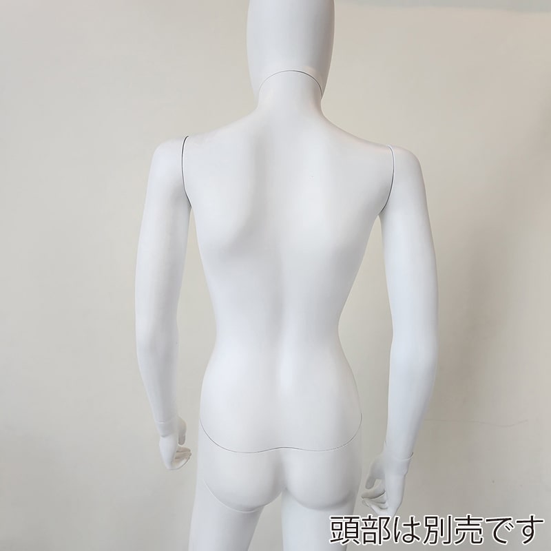 ストア・エキスプレス 婦人リアルマネキン PP製 9号 ホワイト 61-810-38-1 1台(ご注文単位1台)【直送品】