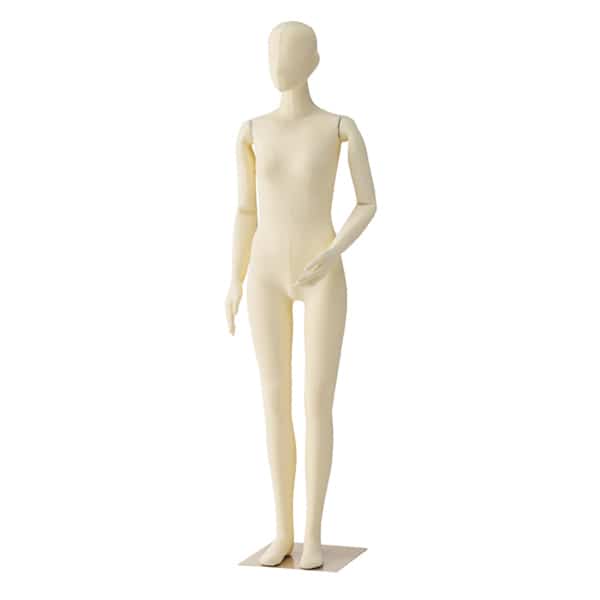 ストア・エキスプレス 婦人フレキシブルマネキン アイボリー 61-186-5-1 1台（ご注文単位1台）【直送品】