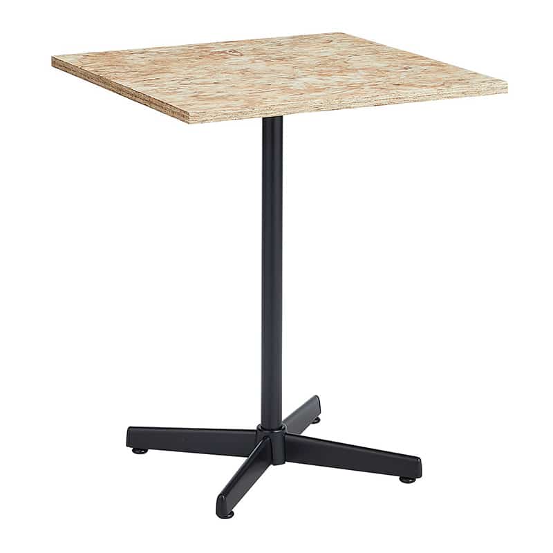 ストア・エキスプレス セレクトカフェテーブル 角型 黒脚 60cm角 OSB 61-831-27-3 1台（ご注文単位1台）【直送品】