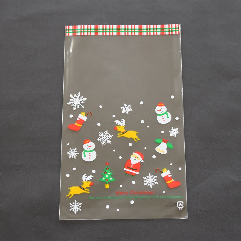 パケドゥソレイユ OPPパック 120×200 ハッピークリスマス 10038 1セット（ご注文単位1セット）【直送品】
