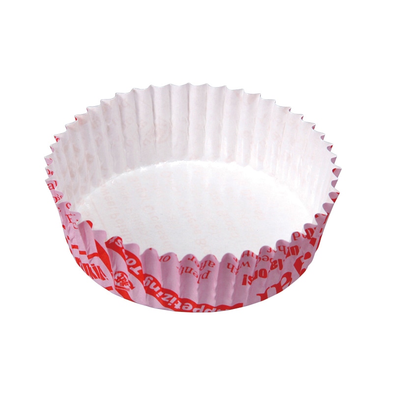 フォーション 焼菓子カップ　JP英字柄 小 ピンク 1000枚/束（ご注文単位1束）【直送品】