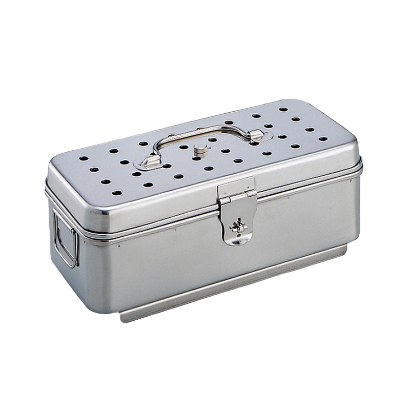 卓上オートクレーブ用角カスト 小 M-40-AS 27×12×8.5cm 1個(ご注文単位1個)【直送品】
