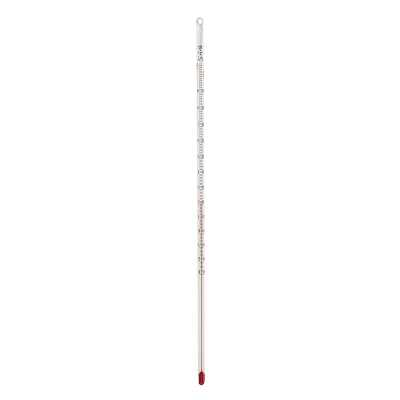 赤液棒状温度計　-30～105℃　1／1 30cm  1本（ご注文単位1本）【直送品】