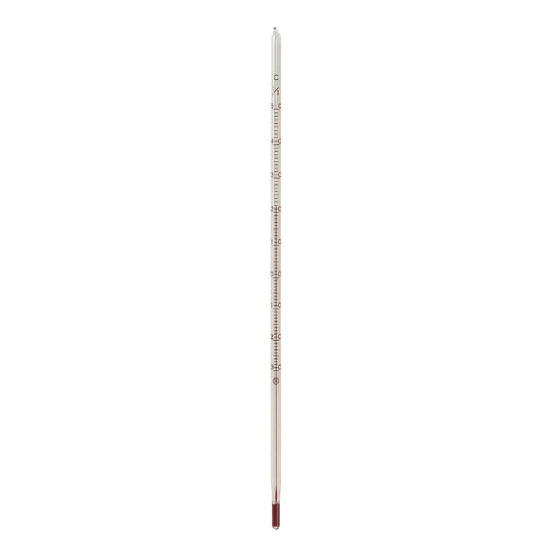 赤液棒状温度計　-30～50℃　1／1 30cm  1本（ご注文単位1本）【直送品】