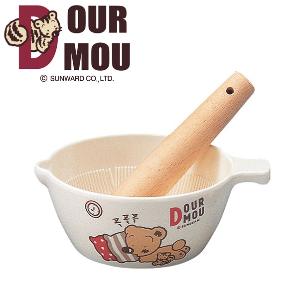 台和 こども用食器 乳鉢 乳棒付 デュールムー MC-18-DM 1個(ご注文単位1個)【直送品】
