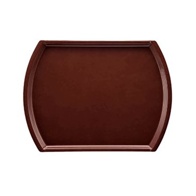 台和 オーバルトレー　小 チョコレート AP-2028-CH 1枚（ご注文単位1枚）【直送品】