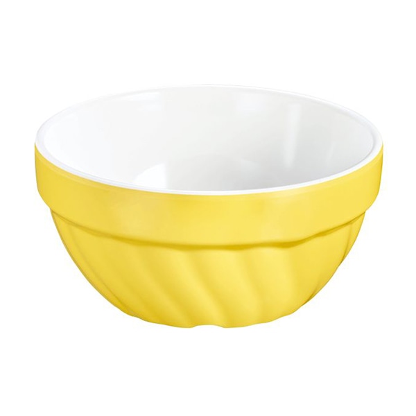 台和 メラミン食器 9.5cm ネジコバチ レモンホワイト CH-630-LEW 1枚(ご注文単位1枚)【直送品】