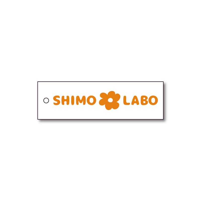 【オリジナル印刷】提札 糸なし 横型15×50mm 片面1色印刷 5000枚