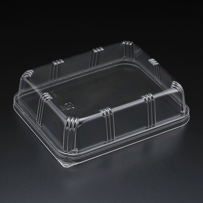 スミ 食品容器 エスコン 蓋 FL-60 透明 100個/袋(ご注文単位12袋)【直送品】