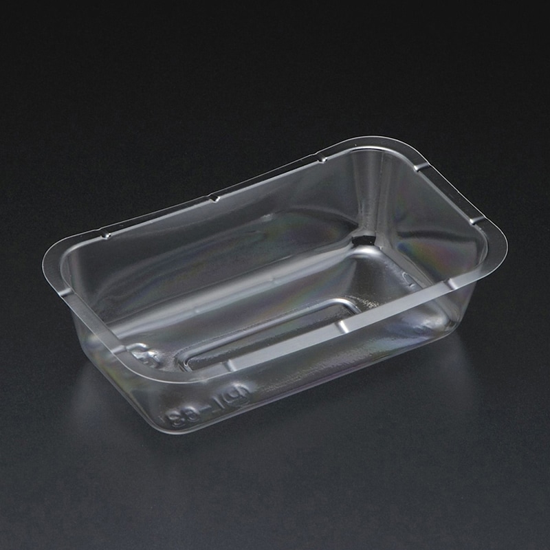 スミ 食品容器 エスコン 中仕切-3 折200 透明 100個/袋（ご注文単位60袋）【直送品】