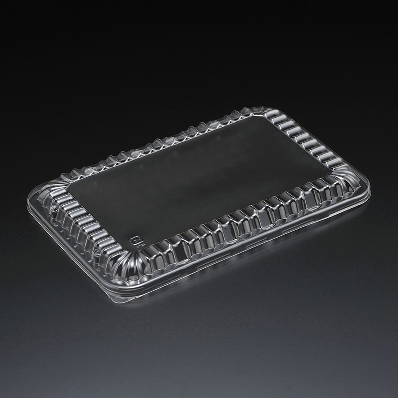 スミ 食品容器 エスコン 蓋 FUD2 透明 100個/袋(ご注文単位10袋)【直送品】