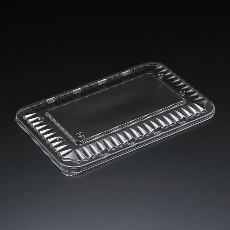 スミ 食品容器 エスコン 蓋 FUD3 透明 100個/袋(ご注文単位10袋)【直送品】
