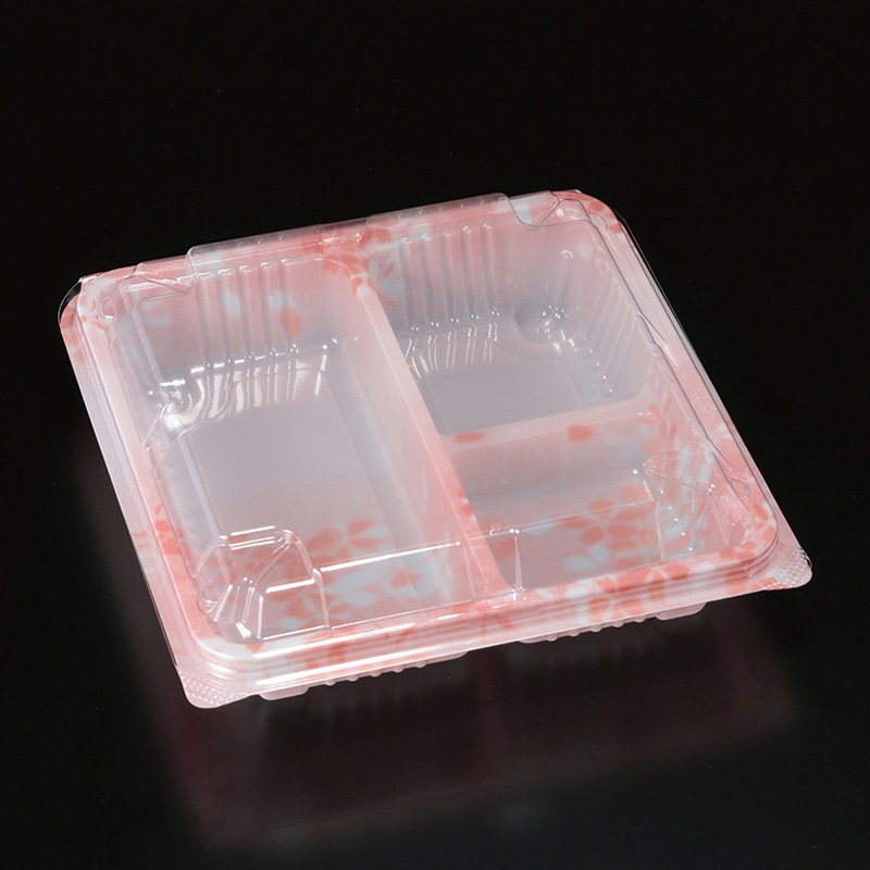 スミ フードパック ユニコン LS-角45-3S 織桜 100個/袋(ご注文単位6袋)【直送品】