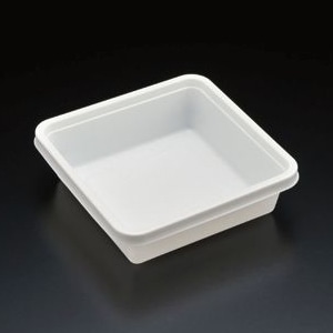 スミ 食品容器 スーパーレンジ 本体 K角111 W 100個/袋（ご注文単位12袋）【直送品】
