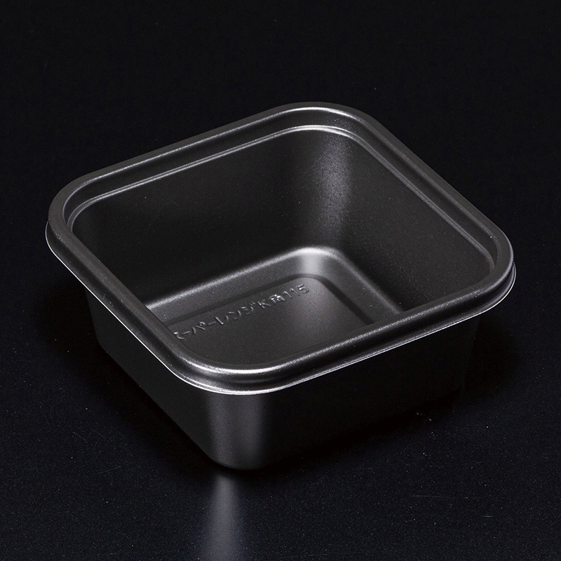 スミ 食品容器 スーパーレンジ 本体 K角115 B 100個/袋（ご注文単位8袋）【直送品】