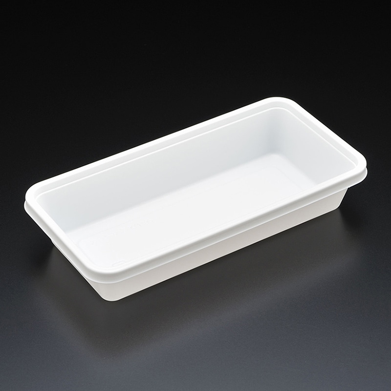 スミ 食品容器 スーパーレンジ 本体 K角195 W 100個/袋（ご注文単位9袋）【直送品】