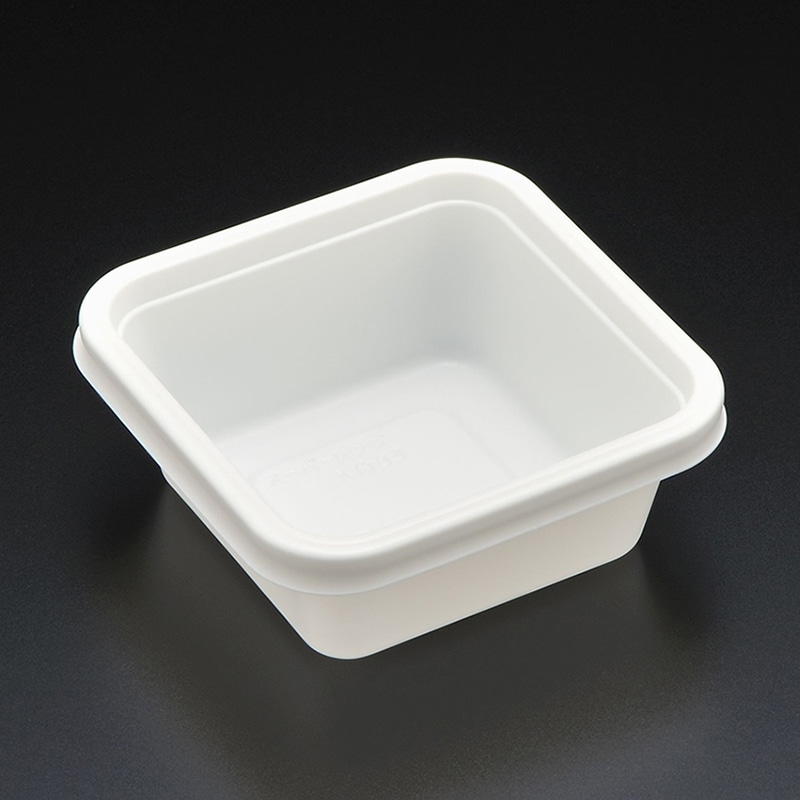 スミ 食品容器 スーパーレンジ 本体 K角83 W 100個/袋（ご注文単位20袋）【直送品】