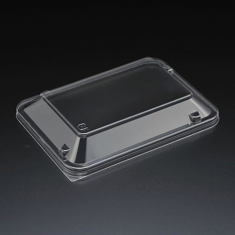 スミ 食品容器 スーパーレンジ 蓋 FVG104 透明 100個/袋(ご注文単位12袋)【直送品】