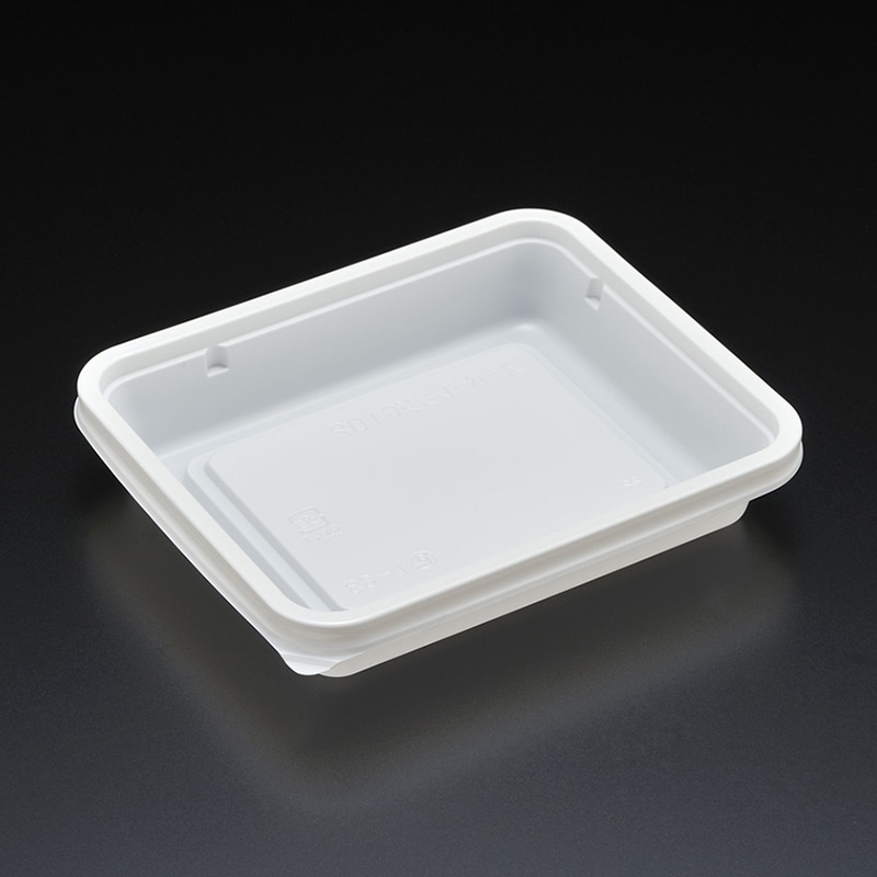 スミ 食品容器 スーパーレンジ 本体 G102 W 100個/袋(ご注文単位15袋)【直送品】