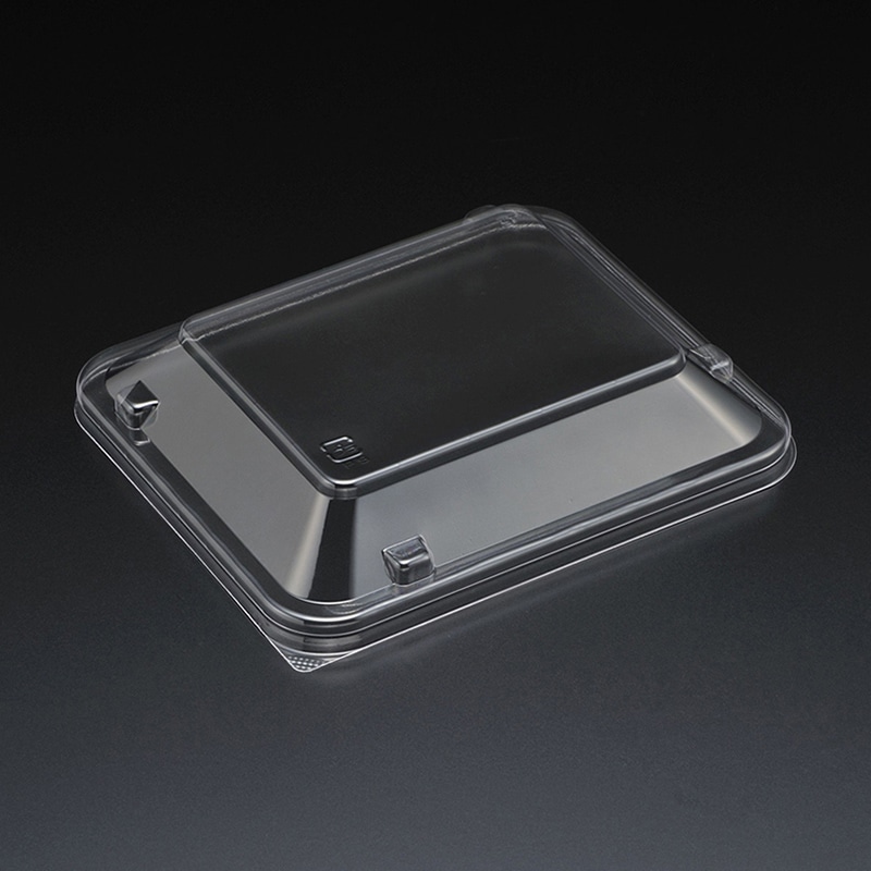 スミ 食品容器 スーパーレンジ 蓋 FVG102 透明 100個/袋(ご注文単位15袋)【直送品】