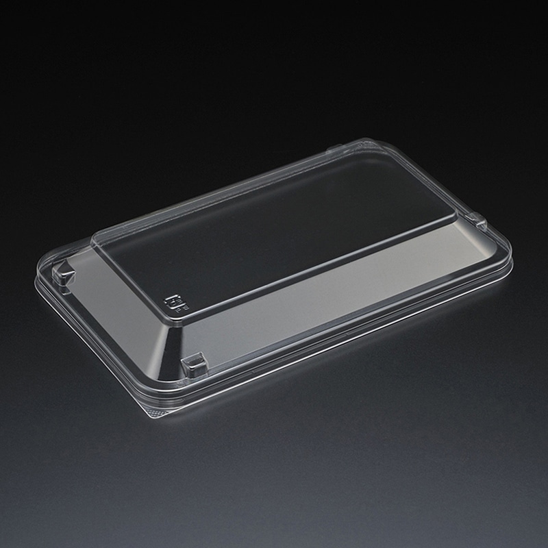 スミ 食品容器 スーパーレンジ 蓋 FVG106 透明 100個/袋(ご注文単位10袋)【直送品】