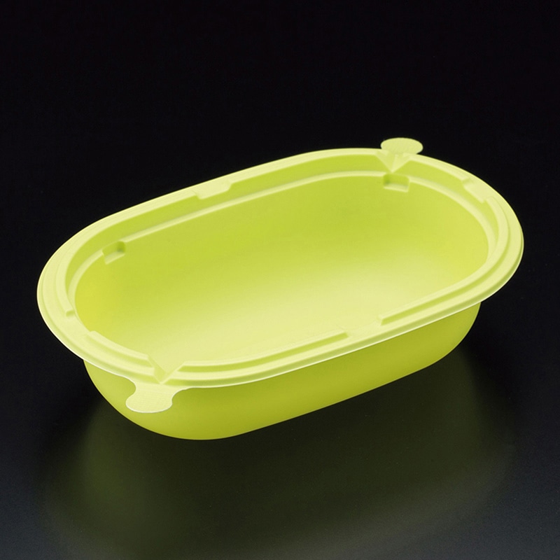 スミ 食品容器 スーパーレンジ 本体 PE-1 ライム 50個/袋(ご注文単位24袋)【直送品】