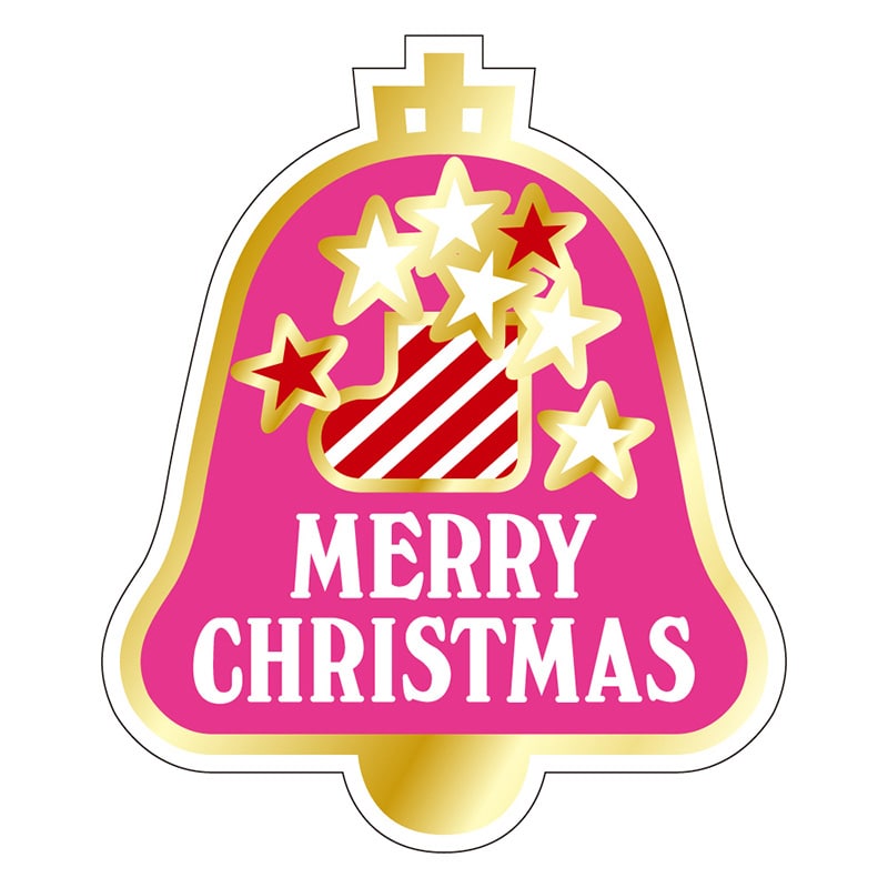 カミイソ産商 エースラベル MERRY CHRISTMAS C-0181 500枚/袋(ご注文単位1袋)【直送品】