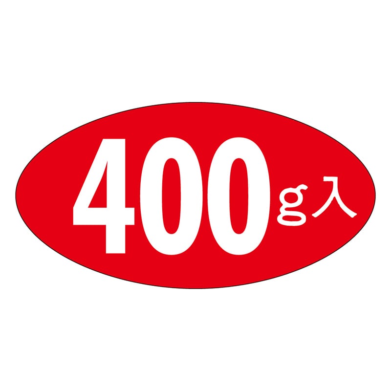 カミイソ産商 エースラベル 400g入 M-1625 1000枚/袋(ご注文単位1袋)【直送品】