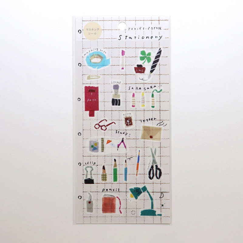 カミイソ SAIEN　マスキングシール　田村美紀 Stationery J-234 1冊（ご注文単位1冊）【直送品】