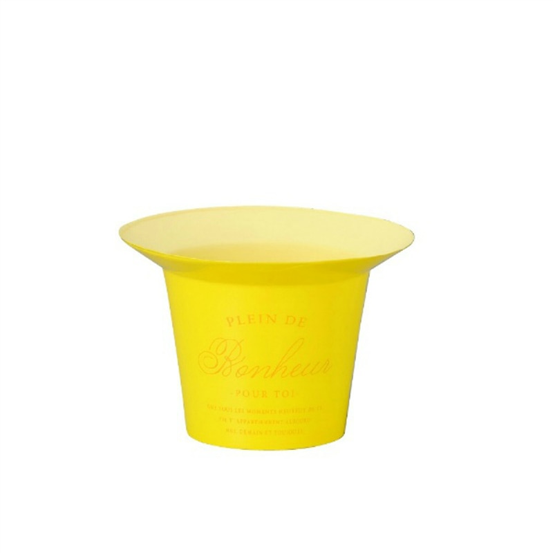 ケー・イー・アイ プラポット　カラープリント M　イエロー 4655-YE 1個（ご注文単位10個）【直送品】