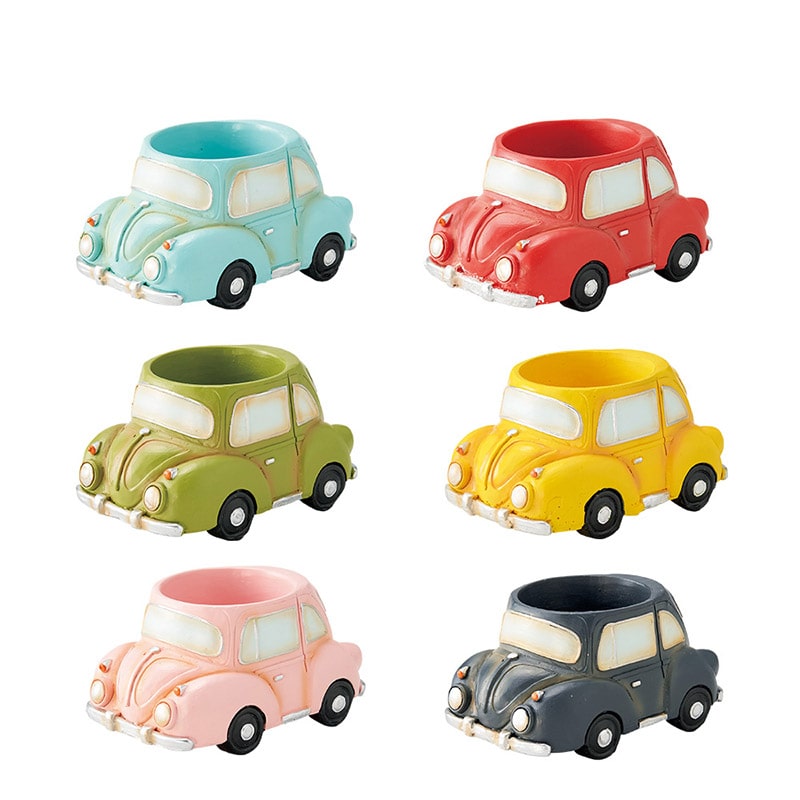ケー・イー・アイ リトルレジンポット クラシックカー 5156S 1個(ご注文単位6個)【直送品】
