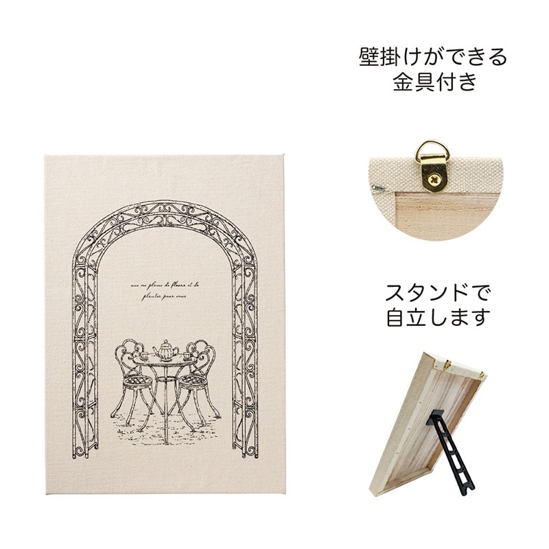 ケー・イー・アイ ハンドメイド用キャンバスボード 花園でお茶会 5213 1個(ご注文単位2個)【直送品】