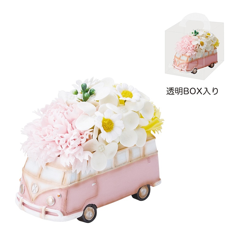 ケー・イー・アイ クラシックワゴン ソープフラワー ピンク 5246-PK 1個(ご注文単位2個)【直送品】