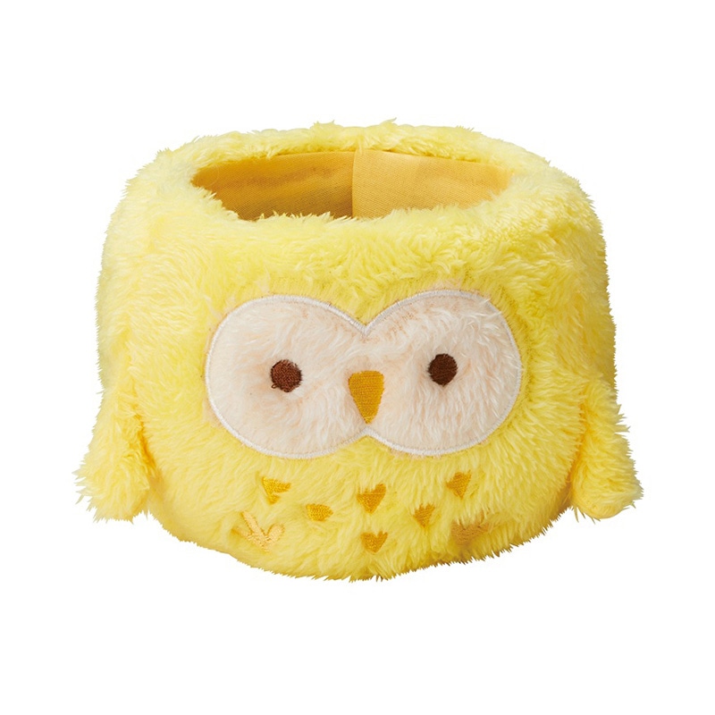 ケー・イー・アイ ふわふわフクロウポット S イエロー 5275-YE 1個(ご注文単位2個)【直送品】