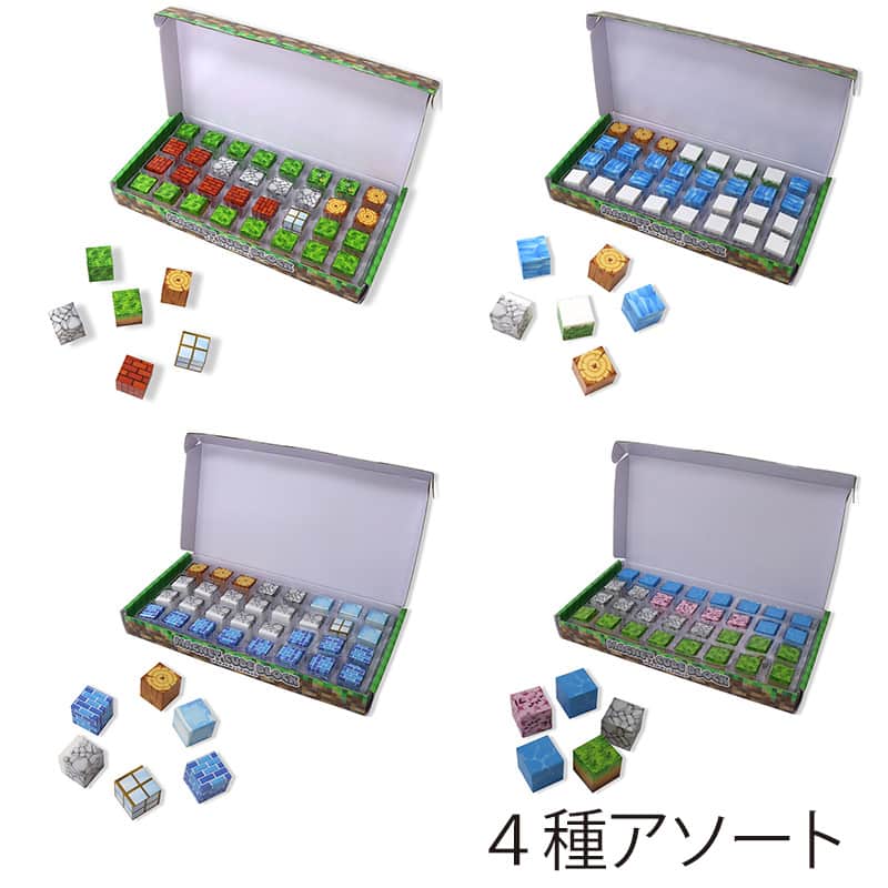 ファースト・アロー マグネットキューブブロック 4種アソート 209-202 1箱（ご注文単位24箱）【直送品】
