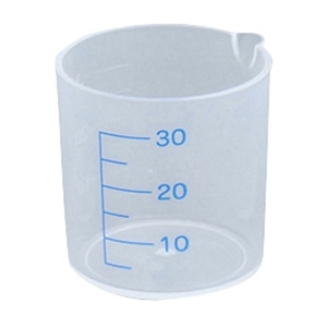 薬杯3号　口付青目盛　未滅菌 30cc　39×40mm　100個入  1個（ご注文単位1個）【直送品】