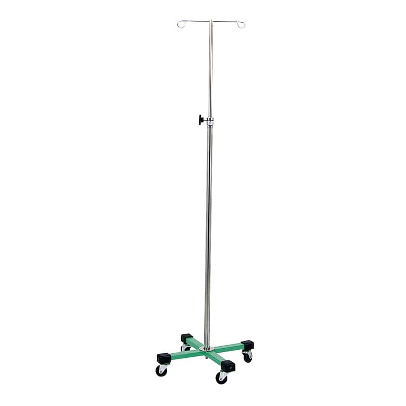 マツヨシカラーガートル台 4脚 緑 MY-165GN-A クッション付 1個(ご注文単位1個)【直送品】