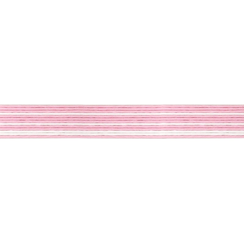 望月加工紙 紙バンド 13本合わせ 16.5mm×10m 薄ピンク/白 1巻(ご注文単位1巻)【直送品】
