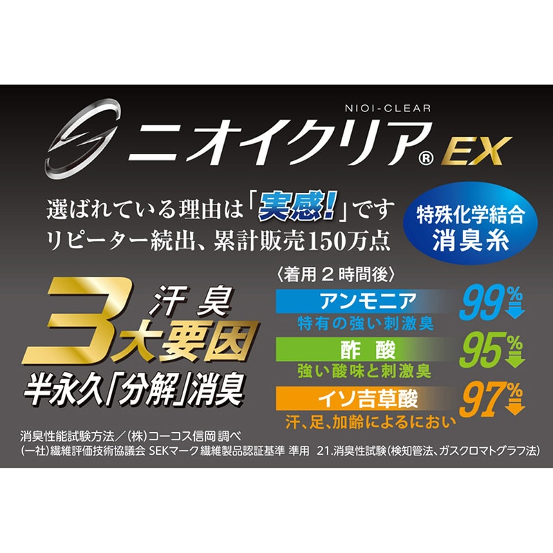 コーコス信岡 ニオイクリア 消臭半袖ポロシャツ G-1737 デジブルー 4L 1枚(ご注文単位1枚)【直送品】