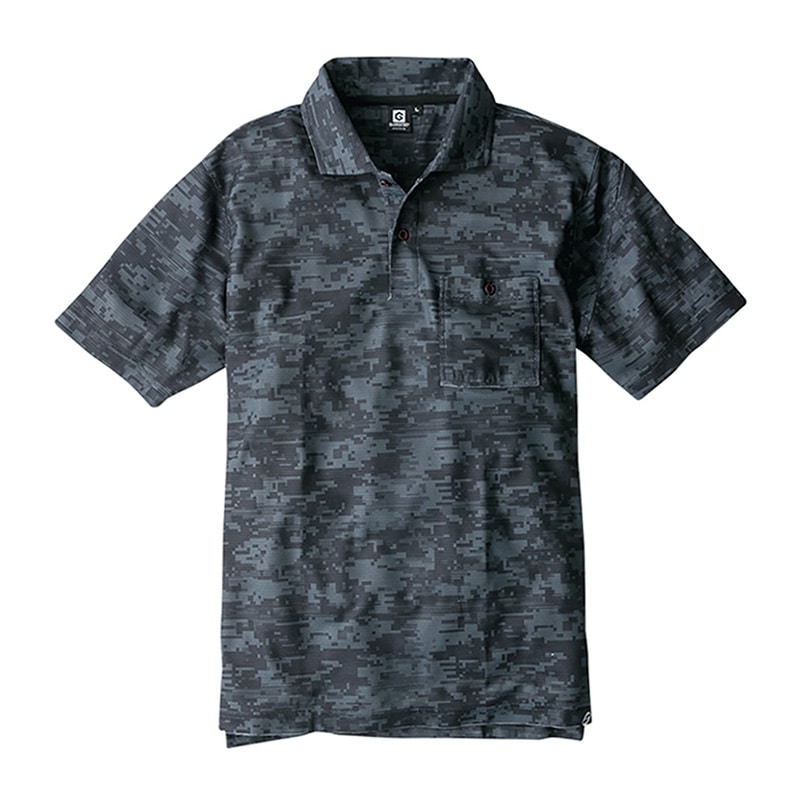 コーコス信岡 ニオイクリア 消臭半袖ポロシャツ G-1737 デジアーミー LL 1枚（ご注文単位1枚）【直送品】