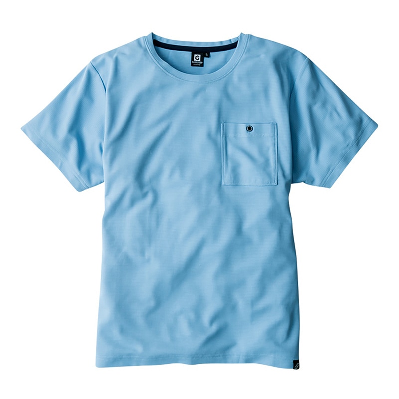 コーコス信岡 ニオイクリア 消臭半袖Tシャツ G-737 サックス S 1枚（ご注文単位1枚）【直送品】
